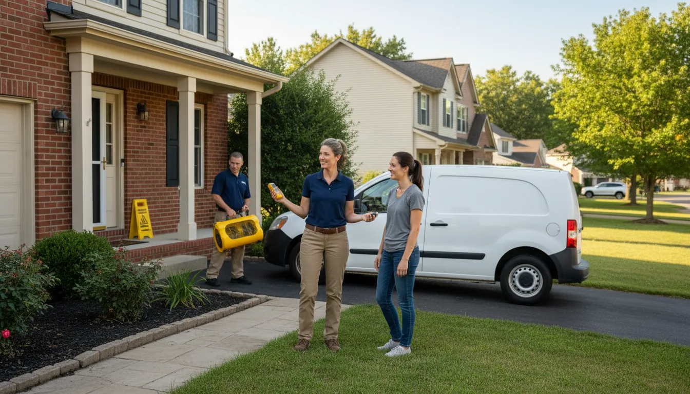 Residential water damage restoration in Jonesville, NC